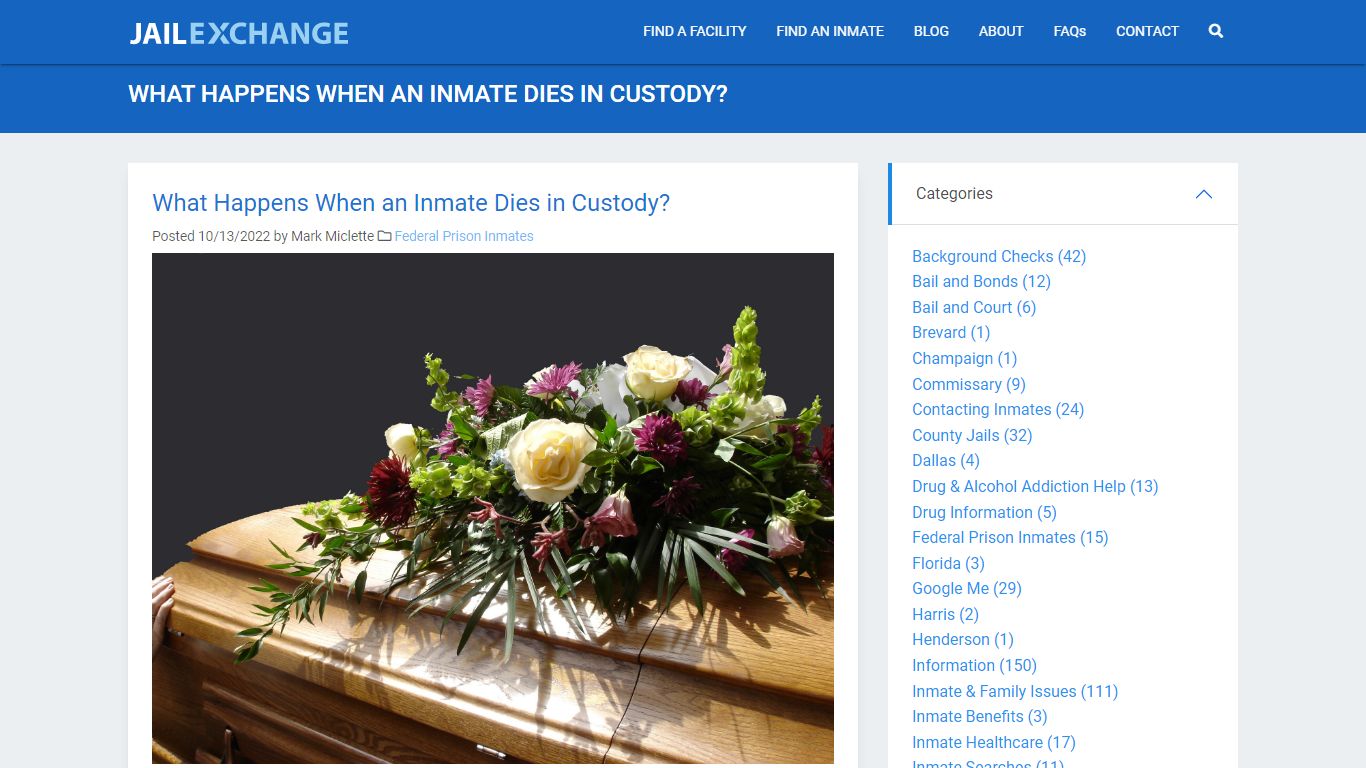 What Happens When an Inmate Dies in Custody? | JailExchange